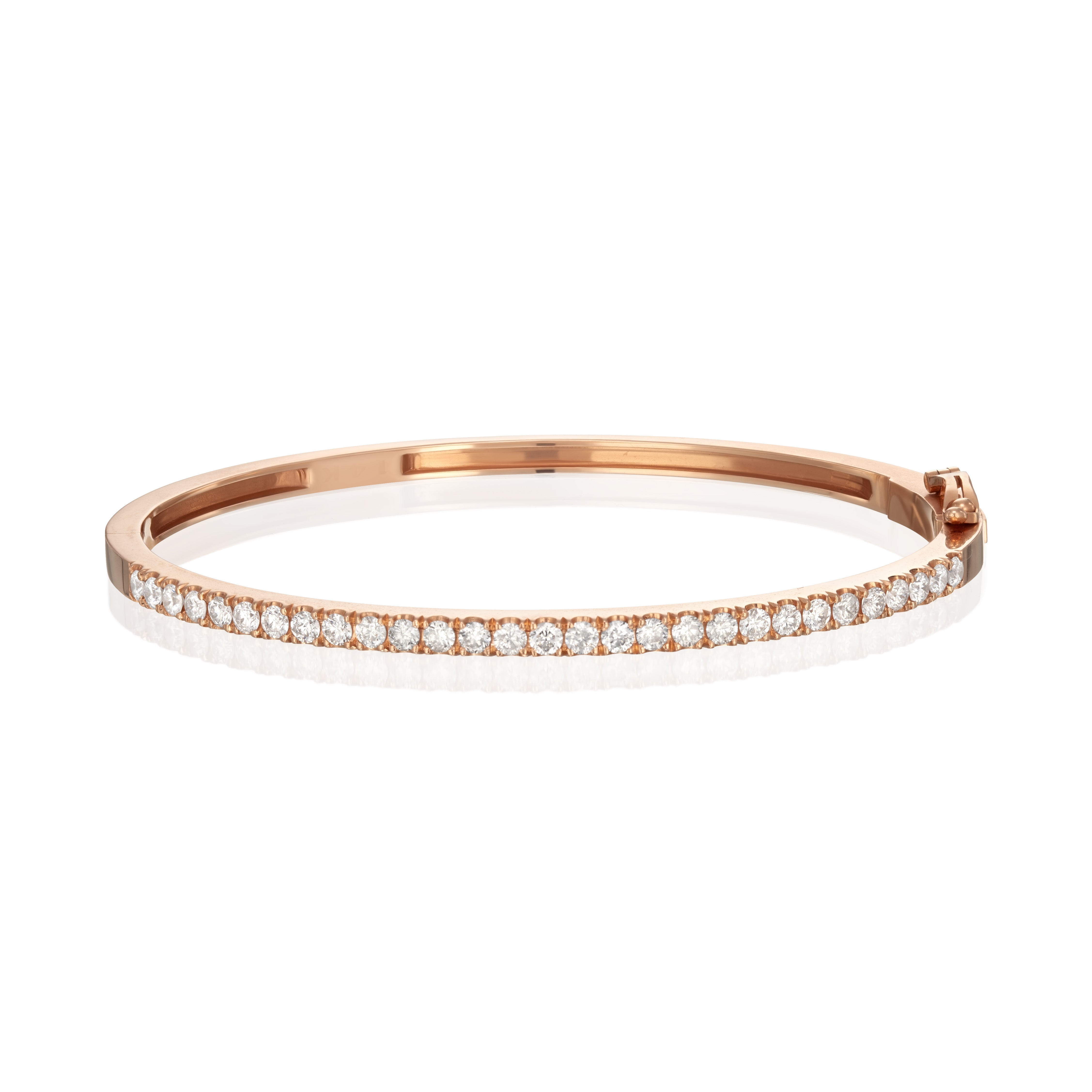 Diamond tennis bangle