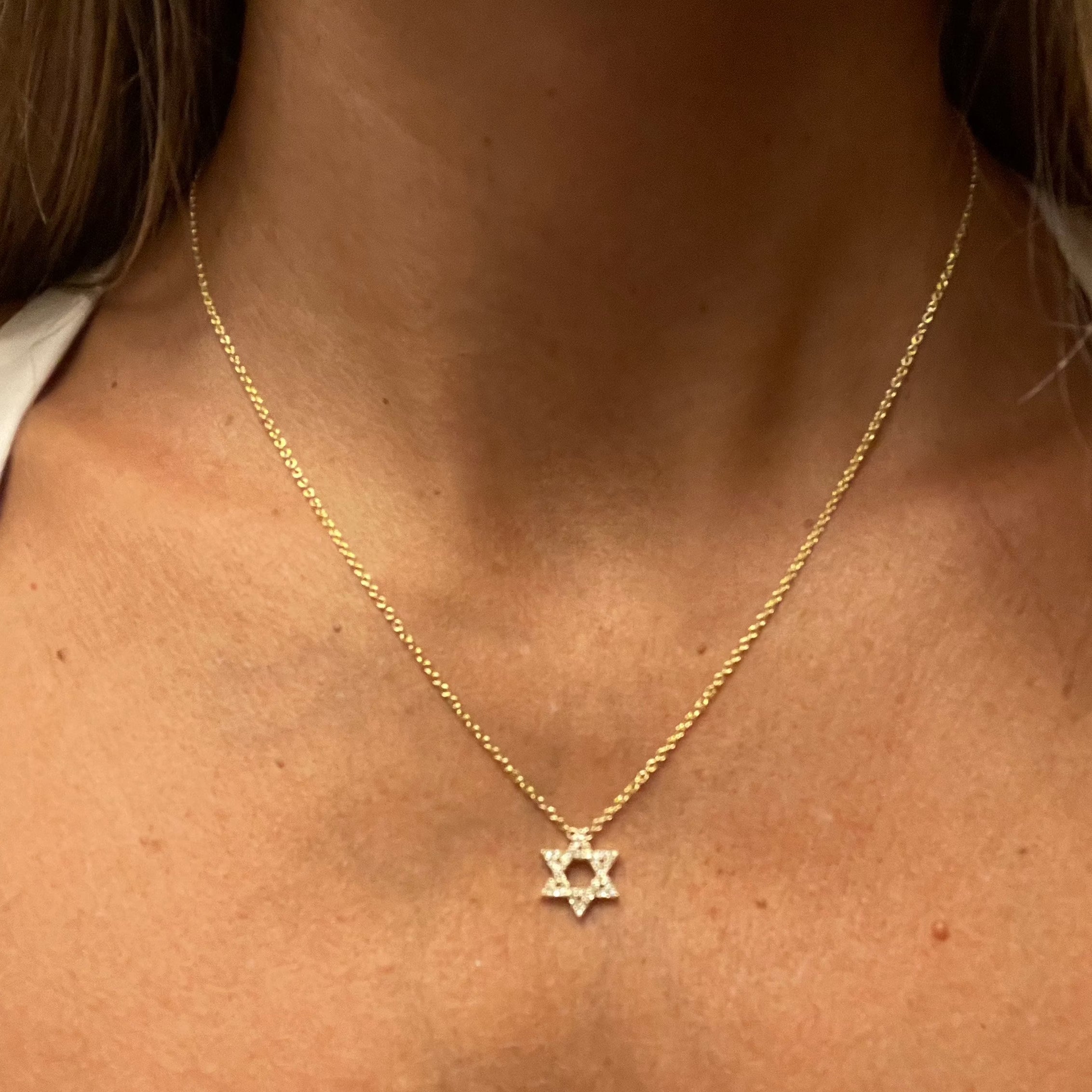 Star of David necklace